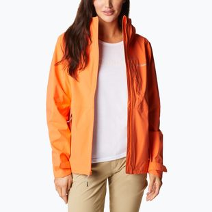 Giacca da pioggia Columbia Omni-Tech Ampli-Dry donna arancio tramonto