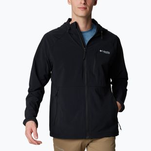 Columbia Triple Canyon Uomo Giacca softshell con cappuccio nero