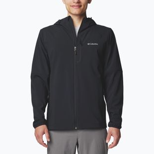 Felpa da trekking uomo Columbia Tech Softshell Hoodie black