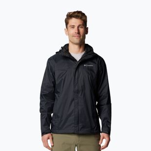 Columbia Watertight II, giacca da pioggia da uomo, nero