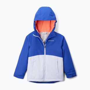 Giacca da sci da bambino Columbia Alpine Action III snowdrift melange/blu clematis