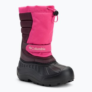 Columbia Youth Powderbug Snowlite rosa ghiaccio/ moonvista stivali da neve per bambini