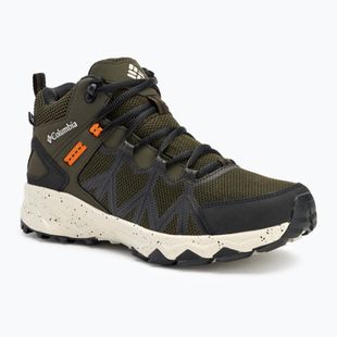 Columbia Peakfreak II Mid Outdry - Scarpe da trekking da uomo - oliva profonda / sole del deserto