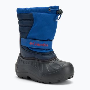 Columbia Powderbug Snowlite, scarponi da neve per bambini di colore blu montagna/spicy