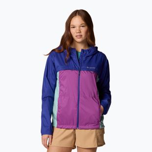 Columbia Crested Canyon Windbreaker giacca da donna razzle/spray/clematis blu