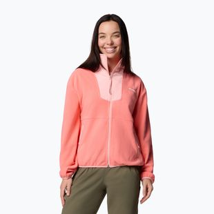 Felpa Columbia Sequoia Grove Full Zip donna alpenglow/rosa sabbia