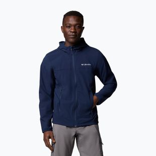 Giacca softshell da uomo Columbia Heather Canyon collegiate navy