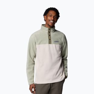 Felpa Steens Mountain Half Snap uomo Columbia stone/safari/verde scuro
