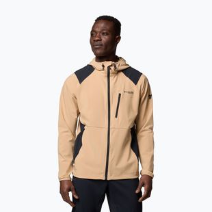 Giacca softshell da uomo Columbia Triple Canyon con cappuccio canone/nero