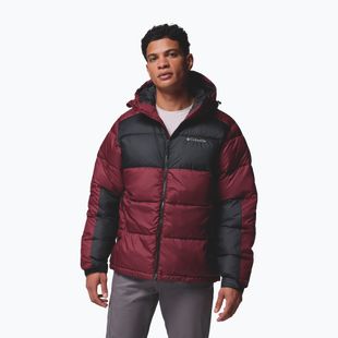Giacca imbottita da uomo Columbia Pike Lake II Hooded rich wine/black