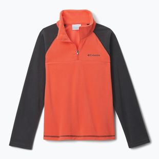 Felpa in pile da bambino Columbia Glacial Half Zip zing/shark