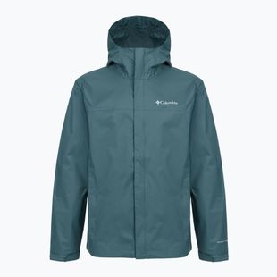 Felpa da trekking da uomo Columbia Triple Canyon Grid Fleece Full Zip II compass blue heather/black