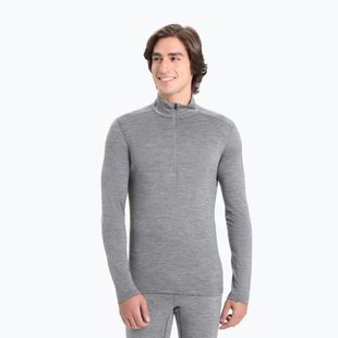 Felpa termica da uomo icebreaker Merino 200 Oasis Half Zip gritstone heather