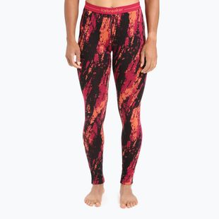 Pantaloni termici Icebreaker da donna 250 Vertex Sedimentary cherry/flash/black/j
