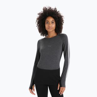 Maglia termica da donna icebreaker ZoneKnit 260 jet hthr/black/metro hthr/cb