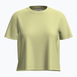 Icebreaker maglia trekking donna Merino 150 Tech Lite III SS Crop Tee citrino