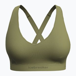 Reggiseno termico Icebreaker Merino 125 Cool-Lite Sprite Racerback olive