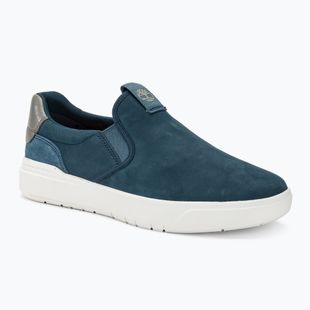 Uomo Timberland Seneca Bay Slip On scarpe in denim scuro