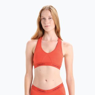 Reggiseno termico Icebreaker Sprite Racerback rosso