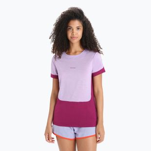 Camicia da trekking Icebreaker da donna Zoneknit purple gaze