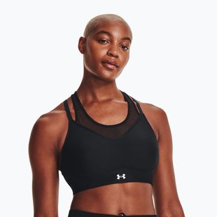 Reggiseno fitness Under Armour Infinity Mesh Low bianco/nero