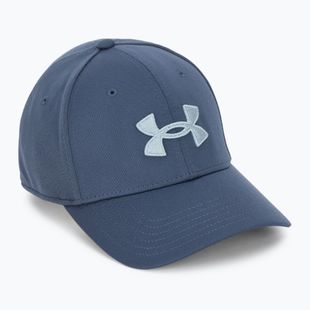 Berretto da baseball Under Armour Blitzing da uomo, grigio acquazzone/blu porto
