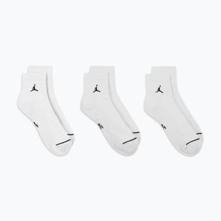 Calzini Nike Jordan Everyday Ankle 3 paia white/black