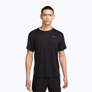 Maglietta da corsa Nike Miler Dri-Fit UV da uomo, nero