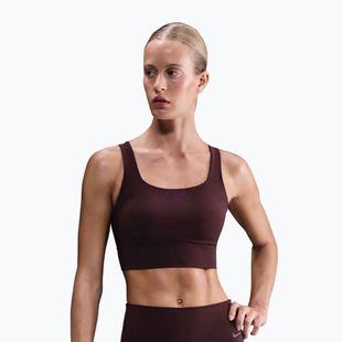 Reggiseno sportivo Nike Zenvy Medium-Support burgundy crush/sail