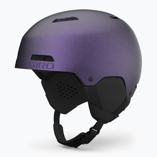 Casco da sci Giro Ledge FS nero opaco/viola perla