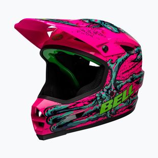 Bell Sanction 2 DLX Mips casco bici bonehead rosa lucido/turchese