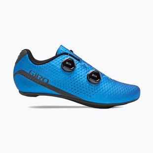 Scarpe da strada da uomo Giro Regime Carbon ano blu