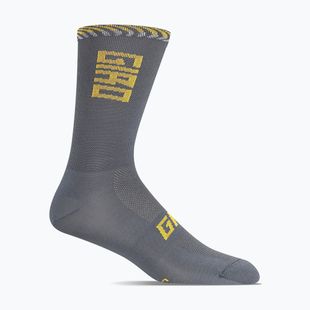 Giro Comp Racer High Rise calzini giallo squalo scuro/spectra