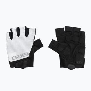 Guanti da ciclismo da uomo Giro Bravo Gel II bianco