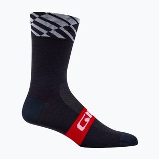 Calzini Giro Seasonal Merino rosso/bianco/arcobaleno