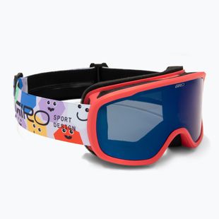 Maschera da sci per bambini Giro Buster Jr multi faces/grey cobalt