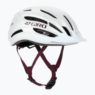 Casco da bicicletta Giro Register II bianco opaco/ciliegia scuro