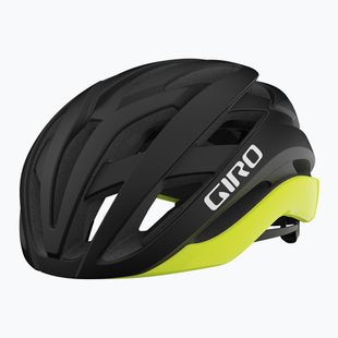 Giro Cielo MIPS casco da bicicletta nero opaco/giallo chiaro