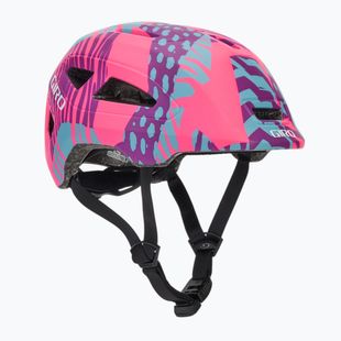 Casco da bici per bambini Giro Scamp II Jr rosa opaco animale