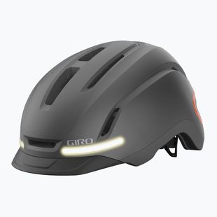 Giro Ethos Integrated MIPS LED casco da bici in grafite opaca