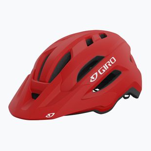 Giro Fixture II Integrated MIPS casco da bici con finiture opache rosso