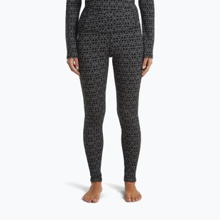 Pantaloni termici da donna icebreaker Merino 260 Tech Vertex High Rise black/snow