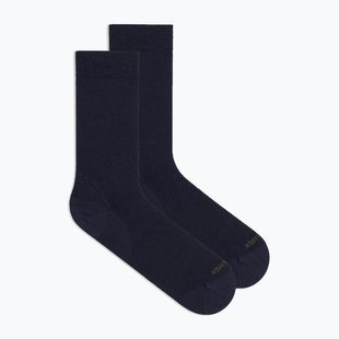 Calze da donna Icebreaker Lifestyle Fine Gauge Crew midnight navy/dark loden