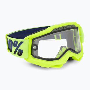 100% Accuri 2 Enduro MTB occhiali da ciclismo fluo/giallo/chiaro
