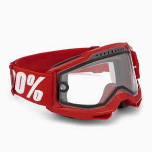 100% Accuri 2 Enduro MTB occhiali da ciclismo neon/rosso/chiaro