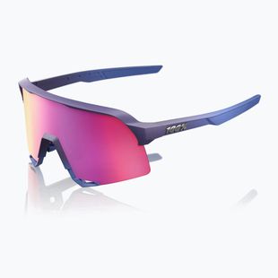 Occhiali da sole 100% S3 satin storm metallic/purple mirror