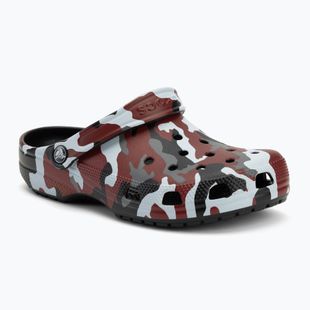Crocs Classic Printed Camo Clog nero/pepe infradito
