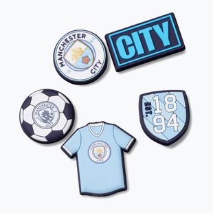 Crocs Jibbitz™ Manchester City pin 5 pezzi.