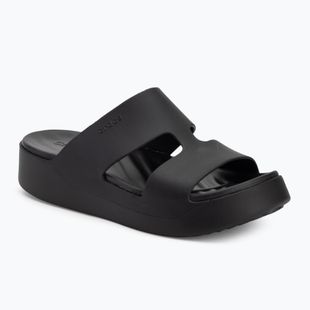 Crocs Gateway Platform H-Strap infradito donna nero