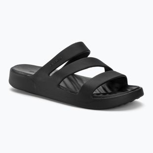 Crocs Getaway Strappy infradito nero